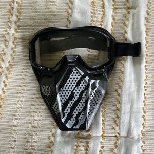 Nerf Rival Phantom Corps Face Mask White Color Breathable Design Nerf Accessory